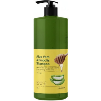 [Char Char] Успокаивающий шампунь с алоэ вера и прополисом Aloe Vera &amp; Propolis Shampoo, 1500 мл