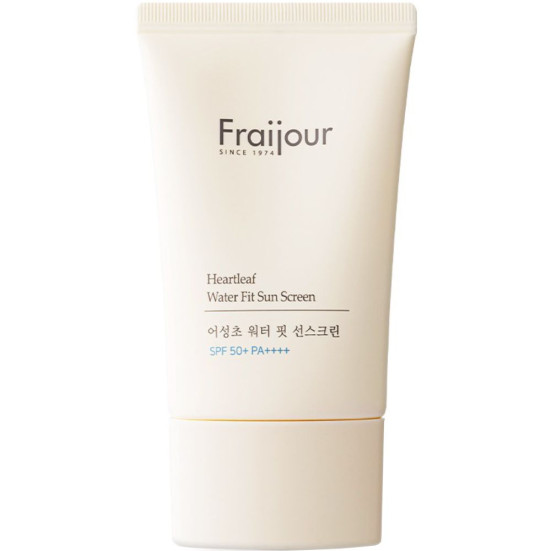 [Fraijour] Лёгкий солнцезащитный крем для лица с SPF 50+ PA++++ Heartleaf Water Fit Sun Screen, 50 мл