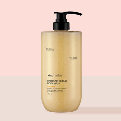 [Bathpa] Гель-скраб для тела с морской солью и цветочным комплексом Bathpa Bath Salt Scrub Body Wash Cozy Hug, 1000 мл