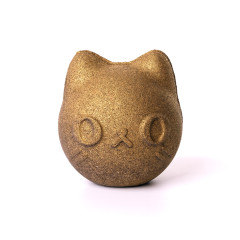 [2Alpacas] Бомбочка для ванны "Catobomb Golden Cat" кошка черная, 235 гр.