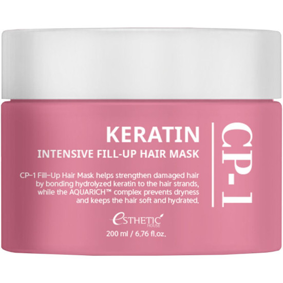 [ESTHETIC HOUSE] Маска-регенерация для сухих и поврежденных волос CP-1 Keratin Intensive Fill-up Hair Mask, 200 мл