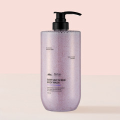 [Bathpa] Гель-скраб для тела с морской солью и экстрактом лаванды Bathpa Bath Salt Scrub Body Wash Comfort Lavender, 1000 мл