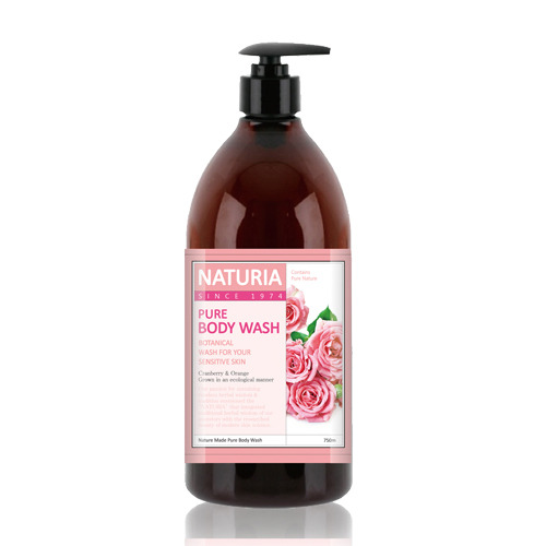 [NATURIA] Гель для душа РОЗА/РОЗМАРИН Pure Body Wash (Rose &amp; Rosemary), 750 мл