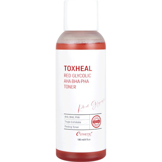 [ESTHETIC HOUSE] Тонер для лица TOXHEAL RED GLYCOLIC AHA, BHA, PHA TONER, 180 мл
